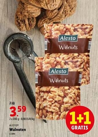 Lidl Walnoten aanbieding