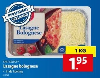 Lidl Lasagne bolognese aanbieding