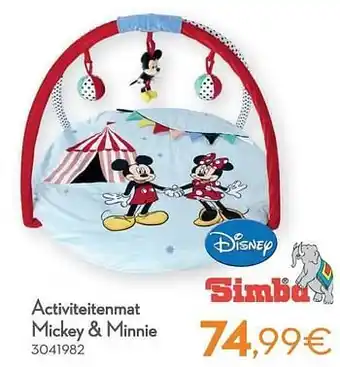 Cora Activiteitenmat mickey + minnie aanbieding