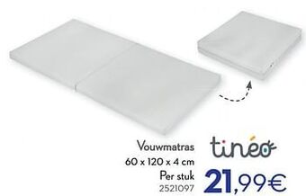 Cora Vouwmatras aanbieding