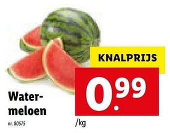 Lidl Watermeloen aanbieding