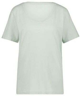 HEMA HEMA Dames T-shirt Lichtgroen (lichtgroen) aanbieding