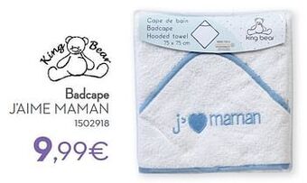 Cora Badcape j’aime maman aanbieding