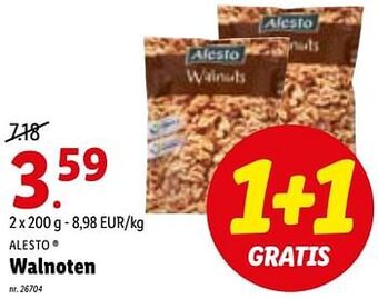 Lidl Walnoten aanbieding