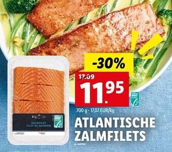 Lidl Atlantische zalmfilets aanbieding