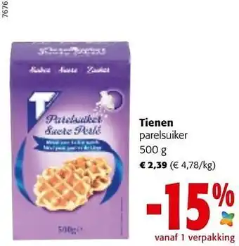 Colruyt Tienen parelsuiker aanbieding