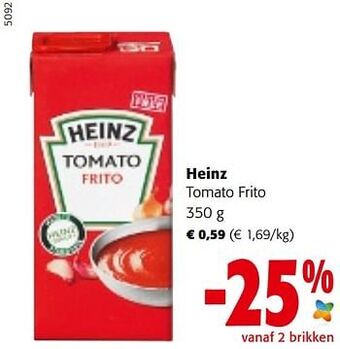 Colruyt Heinz tomato frito aanbieding