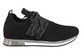 Berca Shoes Marco Tozzi Sneaker Laag Dames Sneakersock Feel Me Trend Mesh - Zwart aanbieding