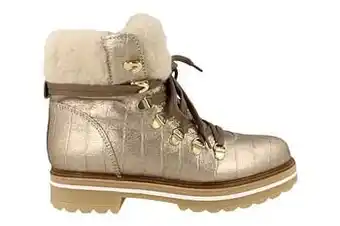 Berca Shoes Scapa Bergbottine Dames Trend Bergsluiting - Goud aanbieding