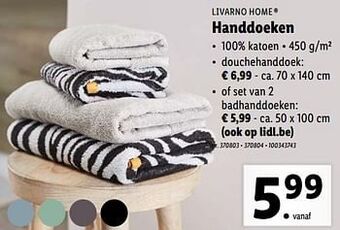 Lidl Handdoeken aanbieding