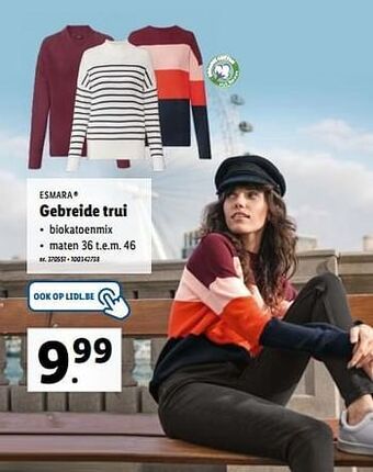 Lidl Gebreide trui aanbieding