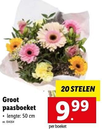 Groot paasboeket