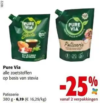 Colruyt Pure via patisserie aanbieding