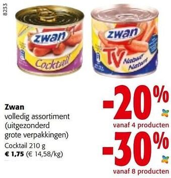 Colruyt Zwan cocktail aanbieding