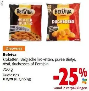 Colruyt Belviva duchesses aanbieding