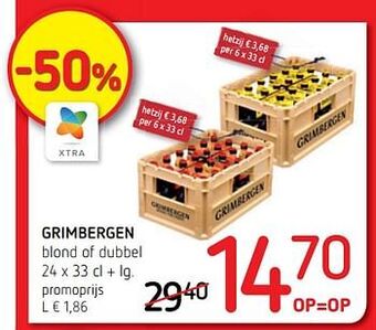 Grimbergen blond of dubbel