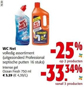 Colruyt Wc net intense gel ocean fresh aanbieding