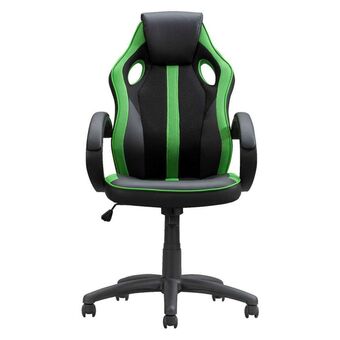Leen Bakker Gamestoel Max - zwart/groen aanbieding