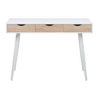 Leen Bakker Bureau Montijo - wit/bruin - 77,1x110x50 xm aanbieding