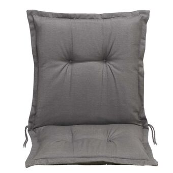 Leen Bakker Le Sud terrasstoelkussen Brest - grijs - 100x50x8 cm aanbieding