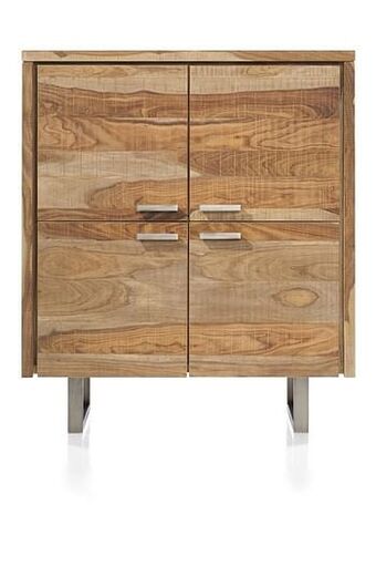 Deba Meubelen Piura bergkast, wild seesham unfinished Hout aanbieding