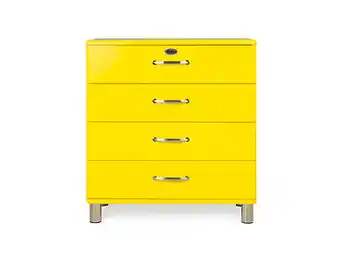 Deba Meubelen Commode MALIBU - Geel Geel aanbieding