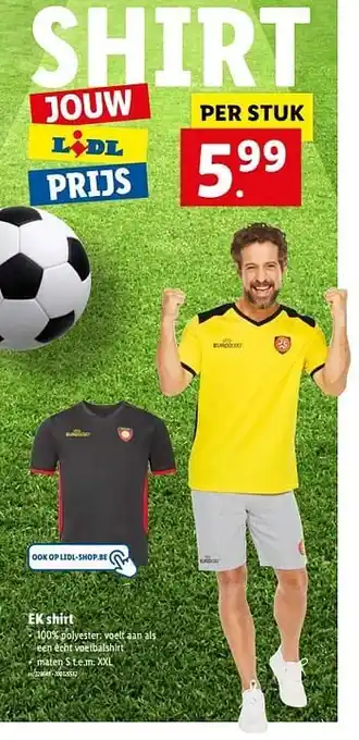 Lidl Ek shirt aanbieding