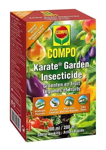 Brico Compo insectenbestrijder concentraat groenten en fruit Karate Garden 200ml aanbieding