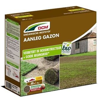 Brico DCM meststof Aanleg Gazon 3kg aanbieding