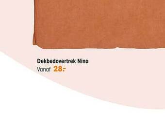 Kwantum Dekbedovertrek Nina aanbieding