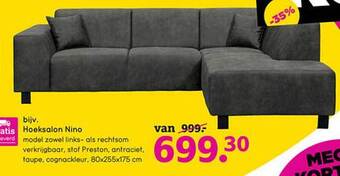 Leen Bakker Hoeksalon Nino aanbieding