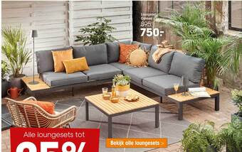 Kwantum Loungeset Cannes aanbieding