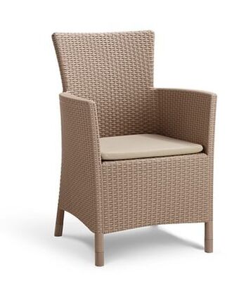 Brico Alibert tuinstoel Iowa cappuccino aanbieding