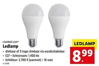 Lidl Ledlamp aanbieding