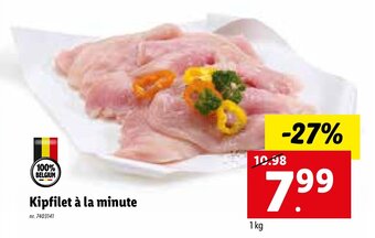 Lidl Kipfilet a la minute aanbieding