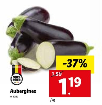 Lidl Aubergines aanbieding