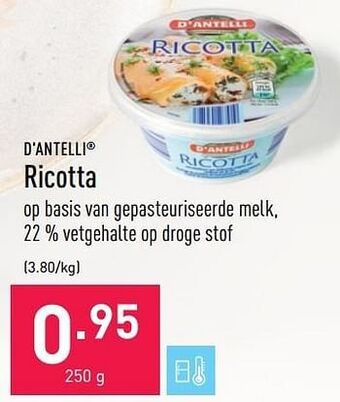 ALDI Ricotta aanbieding