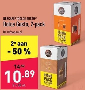 ALDI Dolce gusto aanbieding