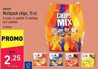 ALDI Multipack chips aanbieding