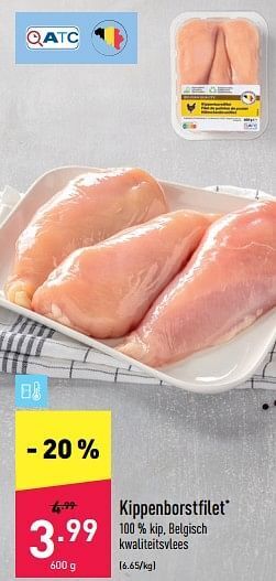 ALDI Kippenborstfilet aanbieding