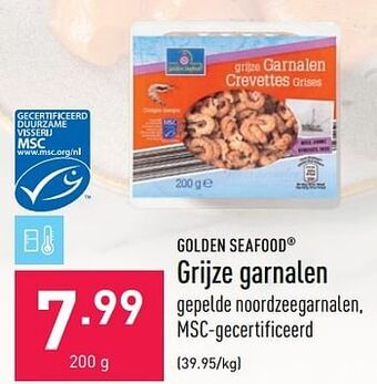 ALDI Grijze garnalen aanbieding