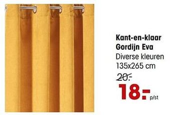 Kwantum Kant-en-klaar gordijn eva aanbieding