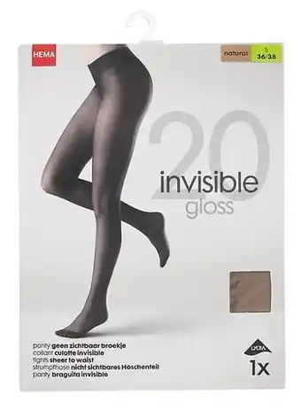 HEMA HEMA Panty Glanzend 20denier Naturel (naturel) aanbieding