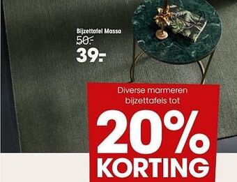 Kwantum Bijzettafel massa aanbieding