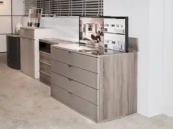 Deba Meubelen Toonzaalmodel: Commode met tv-element ’Rubin’ Hout aanbieding
