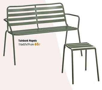 Kwantum Tuinbank napels aanbieding