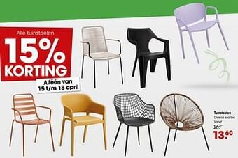 Tuinstoelen