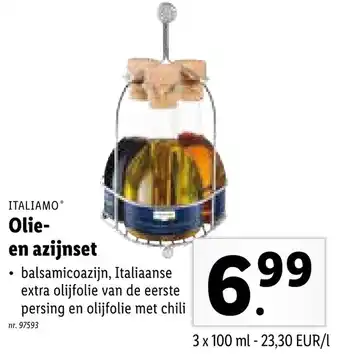 Lidl Italiamo Olie-en azijnset aanbieding
