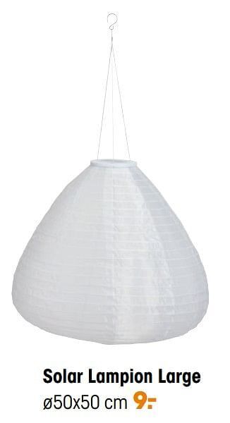 Kwantum Solar lampion large aanbieding