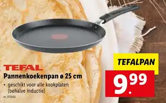 Lidl Tefal Pannenkoekenpan 25cm aanbieding